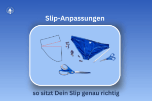 Passform verstehen: So sitzt deine Wäsche wirklich perfekt 6 Slip anpassungen auf hellblauem hintergrund