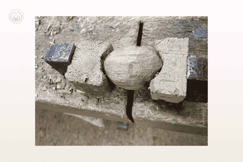 66 rundes Stueck holz einspannen Abschnitt